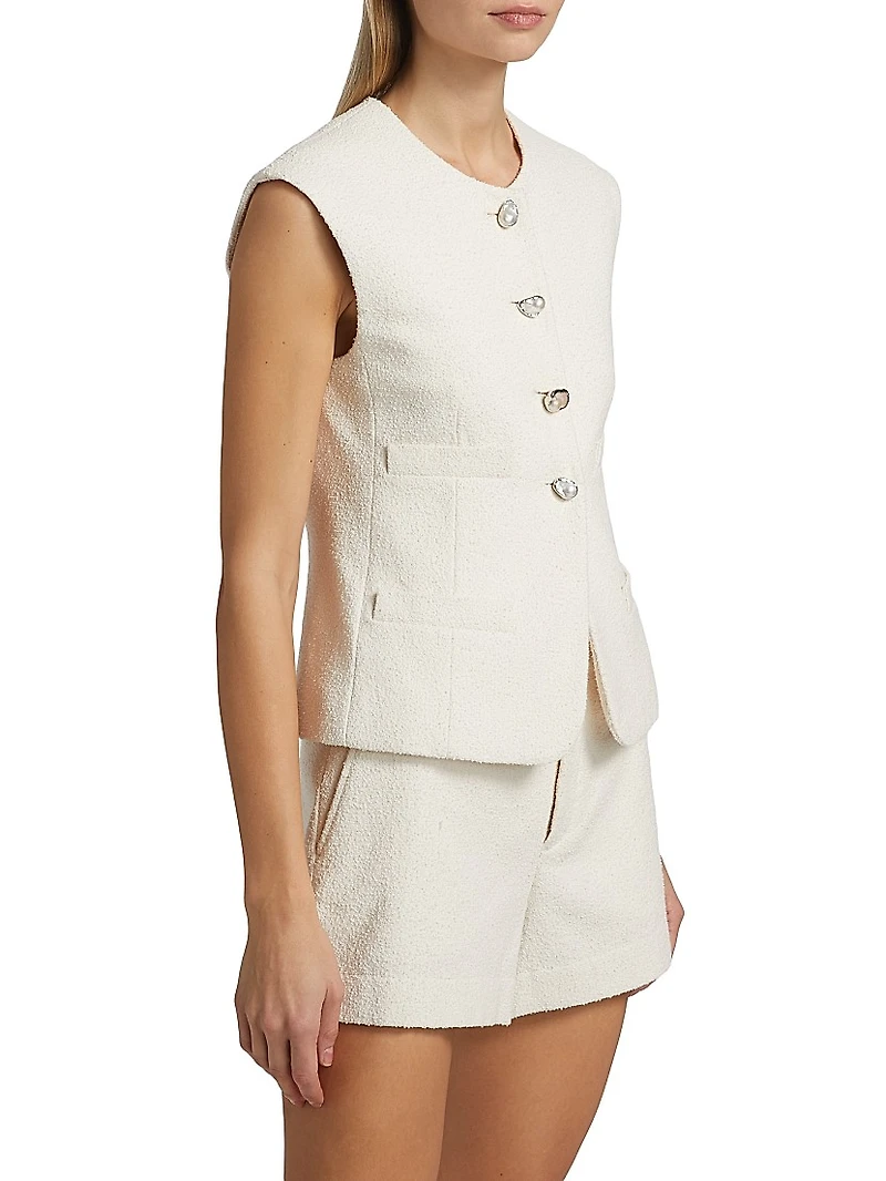 Georgie Cotton-Blend Vest