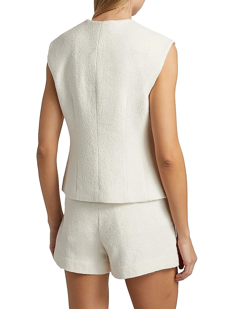 Georgie Cotton-Blend Vest