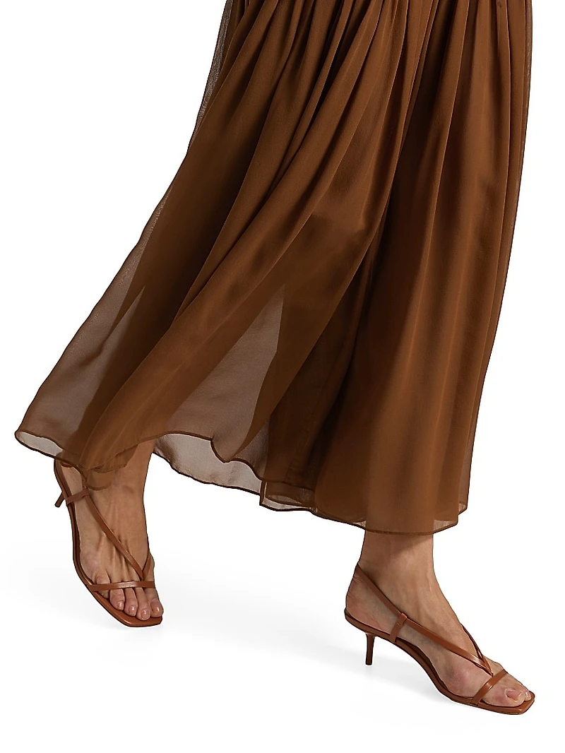 Hayden Fit & Flare Maxi Skirt