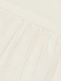 Elaine Cotton Lace-Trim Blouse