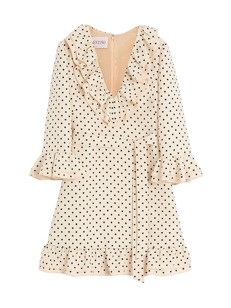 Crepe Couture Short Dress