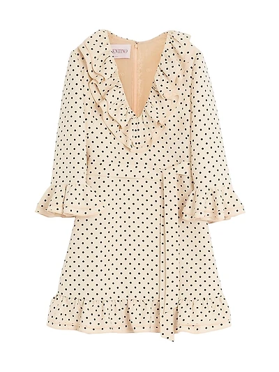 Crepe Couture Short Dress