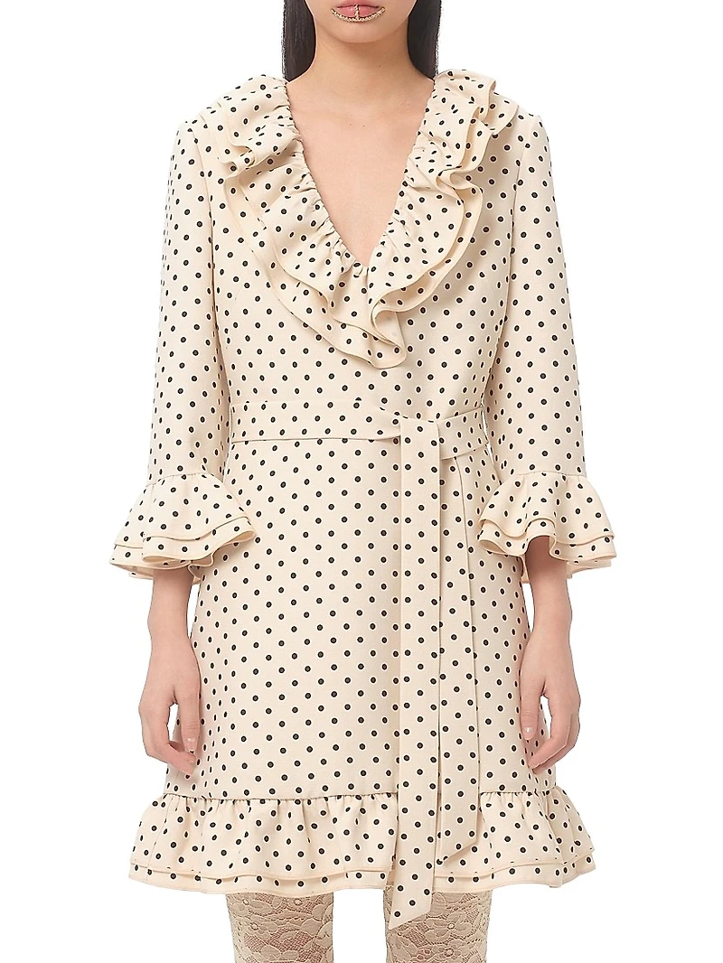 Crepe Couture Short Dress