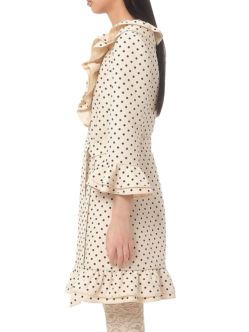 Crepe Couture Short Dress