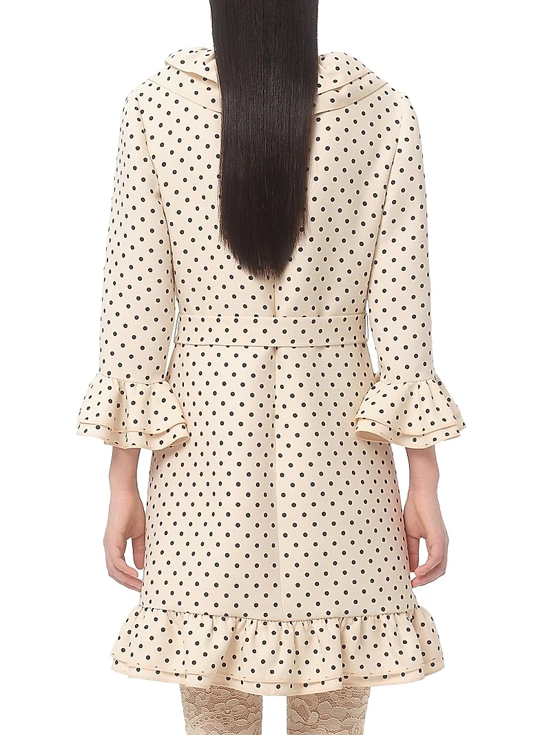 Crepe Couture Short Dress