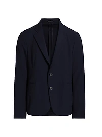 Soft Seersucker Blazer