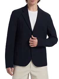 Soft Seersucker Blazer