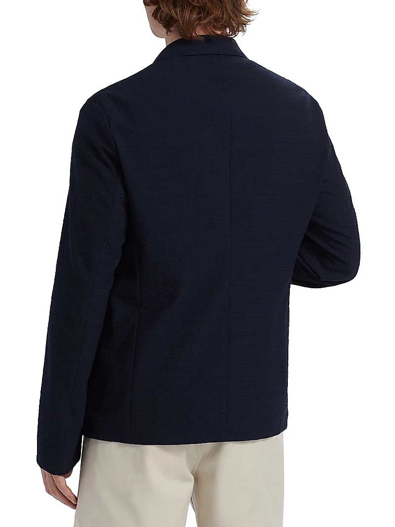 Soft Seersucker Blazer