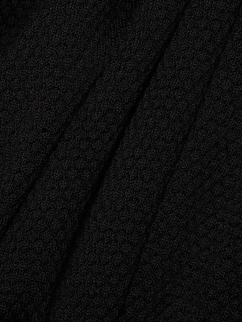Textured Dot Short-Sleeve Sweater