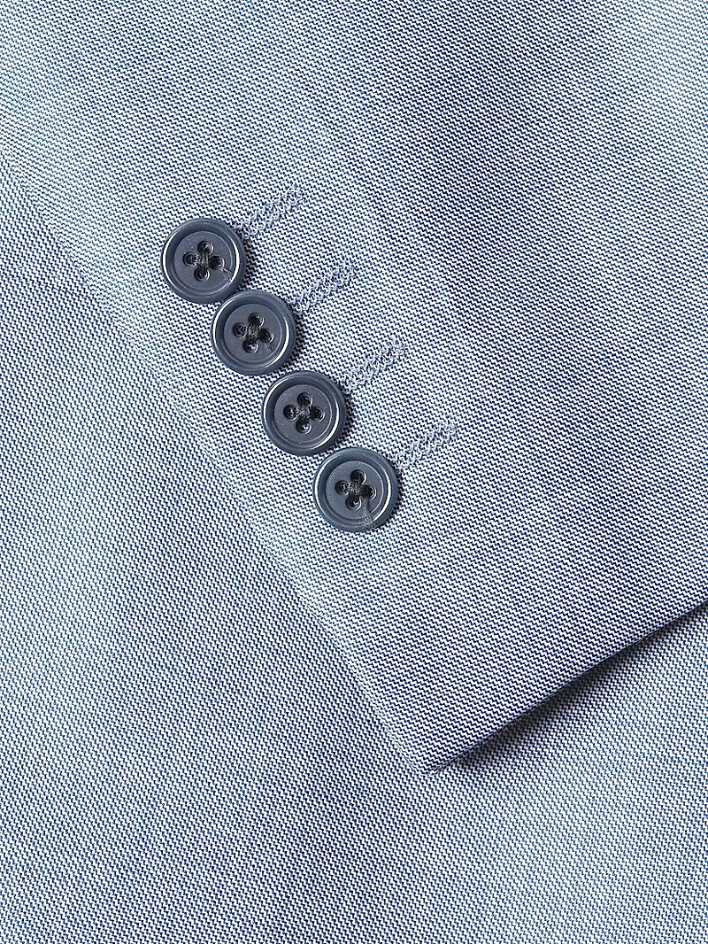 Woven Virgin Wool Single-Breasted Suit