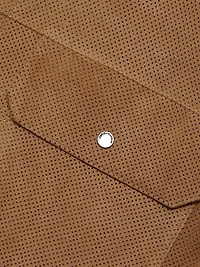 Perforated Suede Jacket