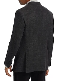 Virgin Wool-Blend Blazer