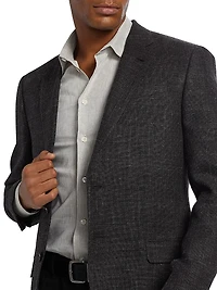 Virgin Wool-Blend Blazer