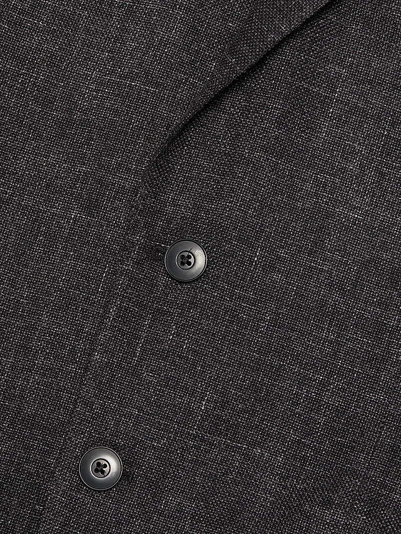 Virgin Wool-Blend Blazer