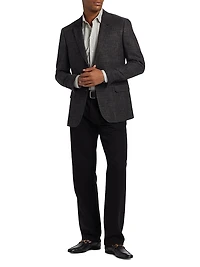 Virgin Wool-Blend Blazer