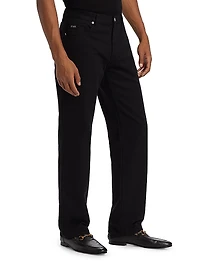 Five-Pocket Straight-Leg Pants