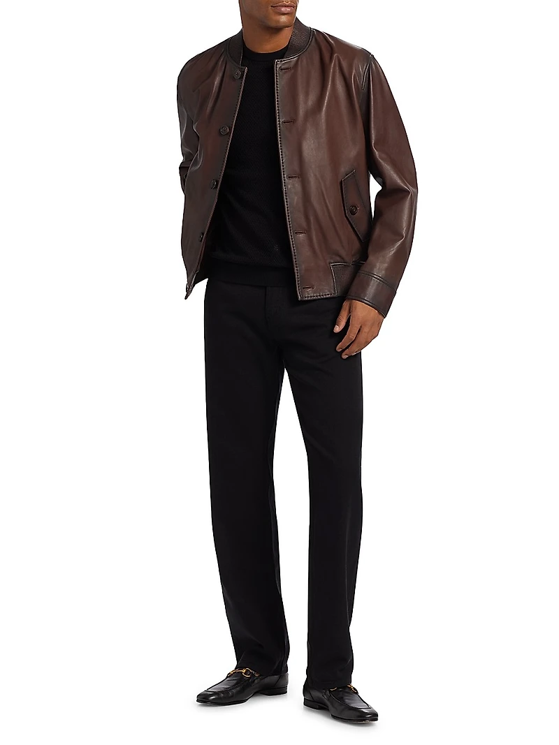 Five-Pocket Straight-Leg Pants