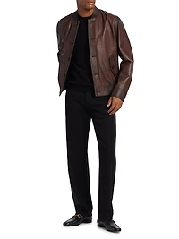 Five-Pocket Straight-Leg Pants