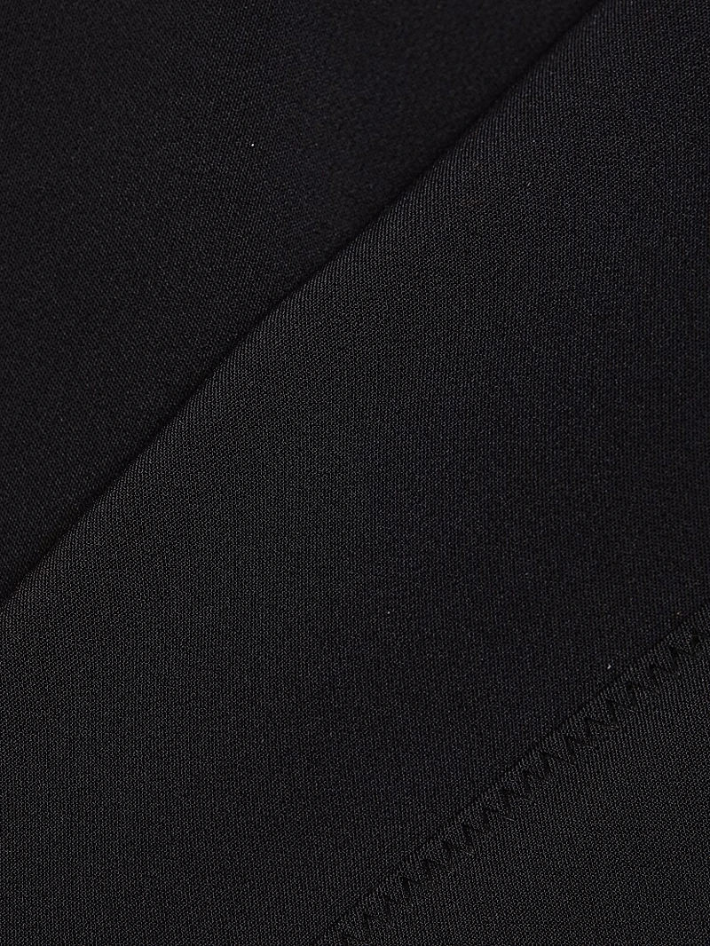 E.F. Crêpe Shift Midi-Dress