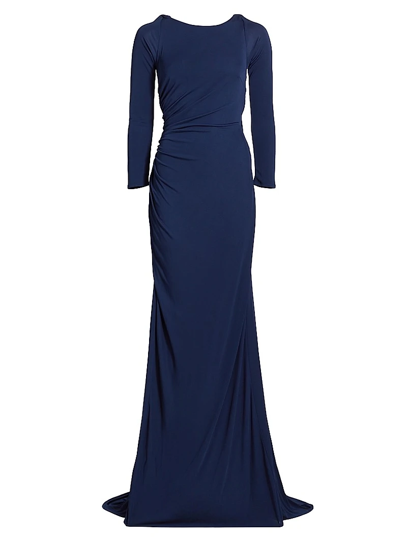 Ruched Jersey Gown