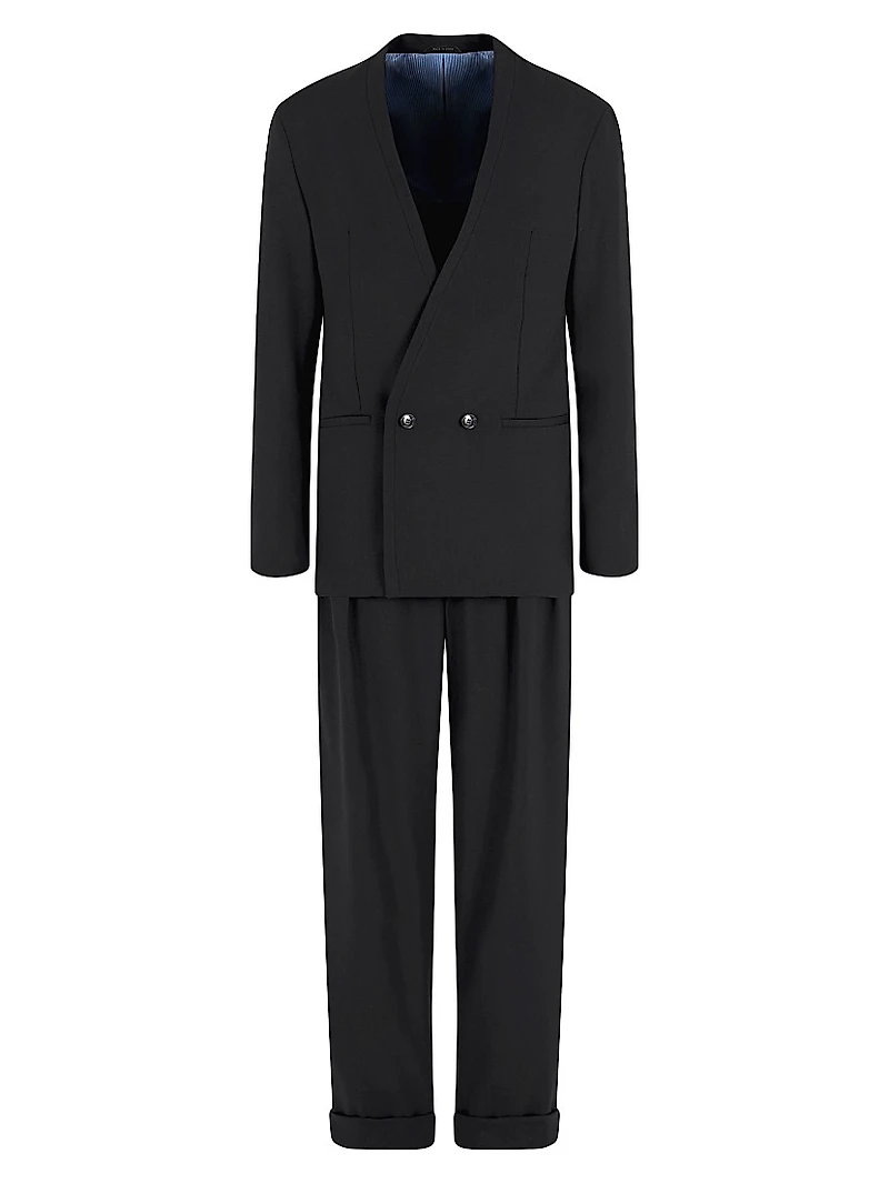 Fashion Tonal Stripe Suit
