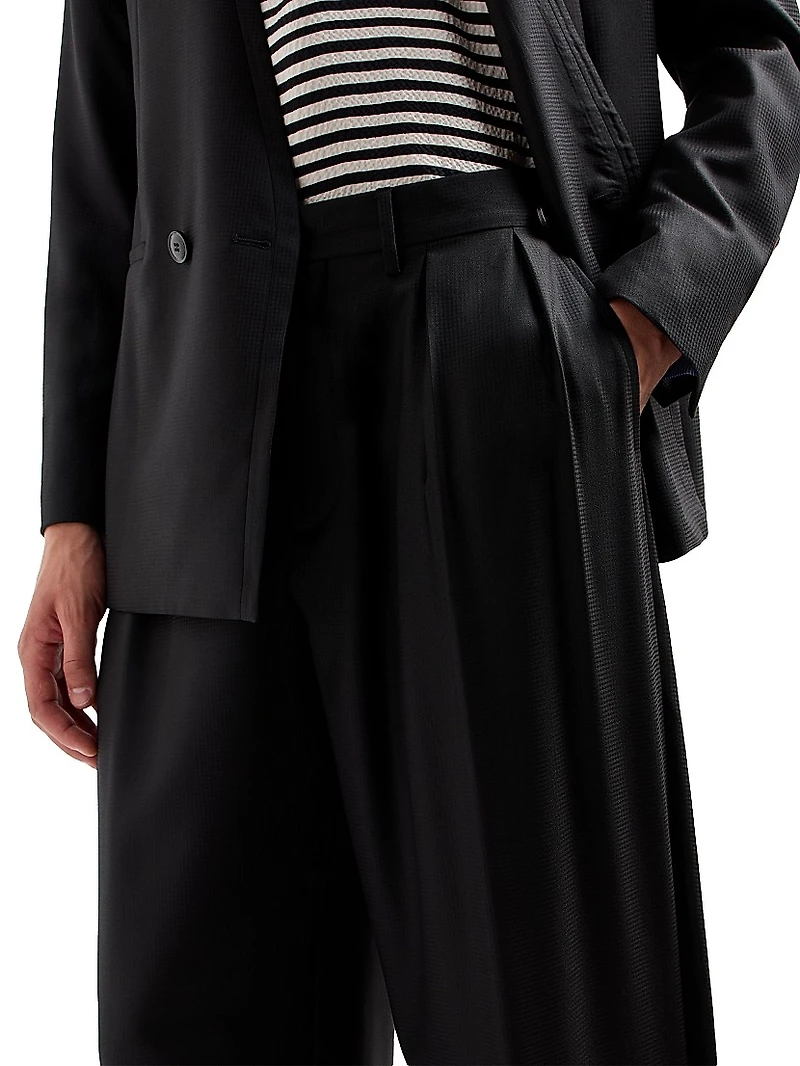Fashion Tonal Stripe Suit