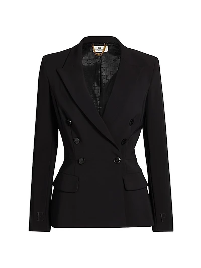 Slim-Fit Double-Breasted Jacket