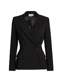 Slim-Fit Double-Breasted Jacket