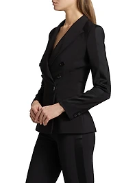 Slim-Fit Double-Breasted Jacket