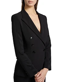 Slim-Fit Double-Breasted Jacket