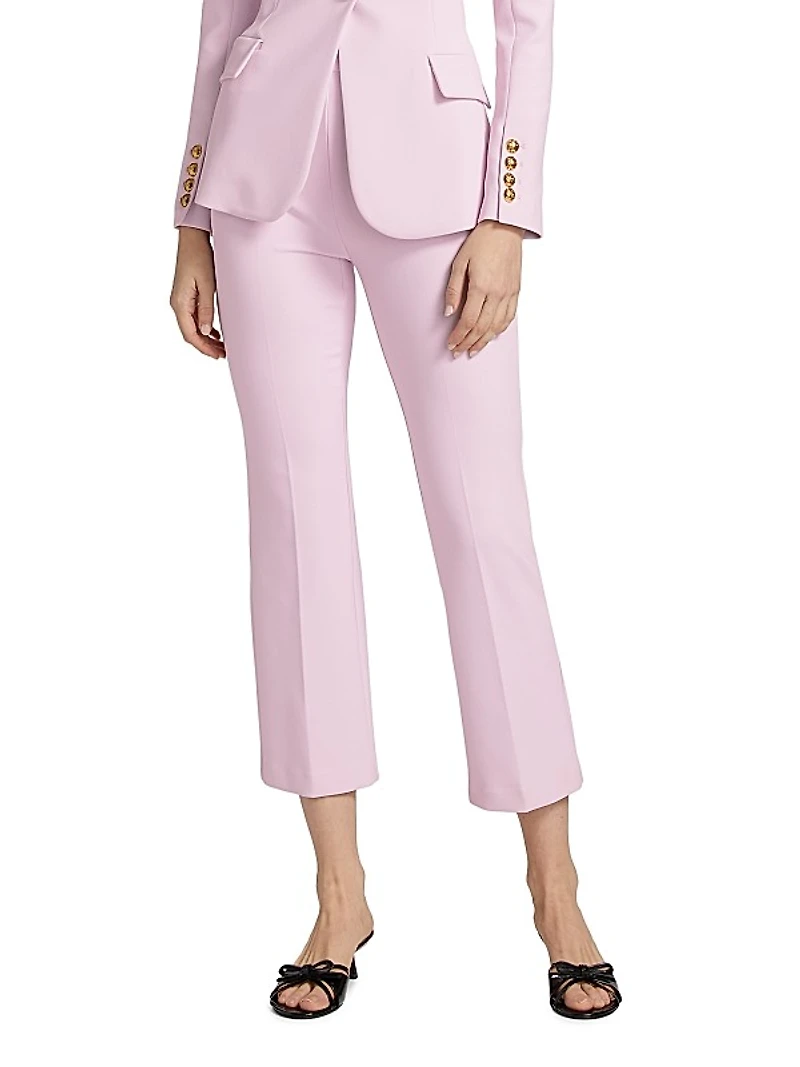 E.F. Crêpe Crop Trousers