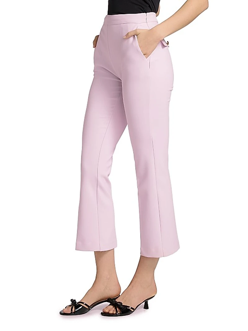 E.F. Crêpe Crop Trousers