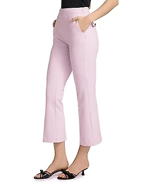 E.F. Crêpe Crop Trousers