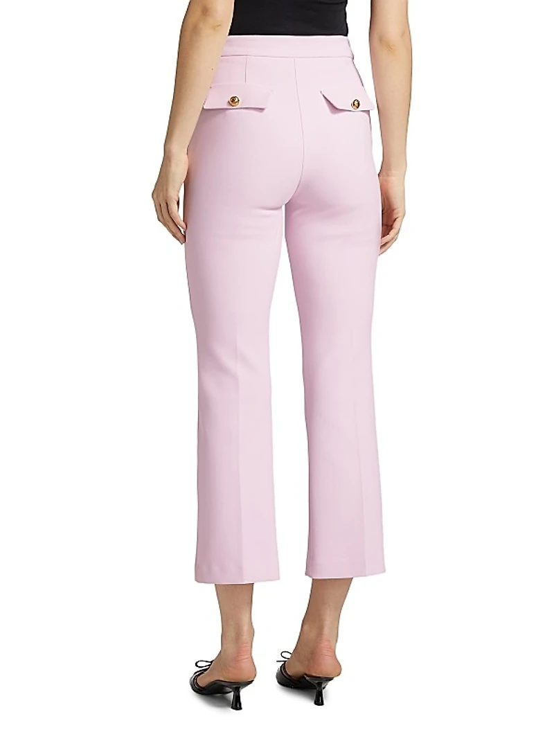 E.F. Crêpe Crop Trousers