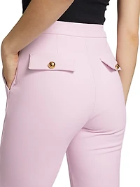 E.F. Crêpe Crop Trousers