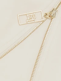 Crepe Jersey Turtleneck Maxi Dress