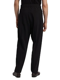 Crease-Front Wool Trousers