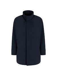 Caban Nylon-Blend Coat