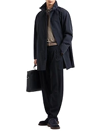 Caban Nylon-Blend Coat