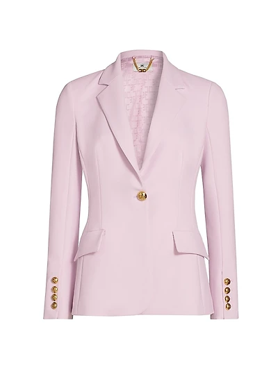 Single-Breasted Slim-Fit Jacket