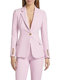 Single-Breasted Slim-Fit Jacket