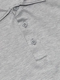 Lux Silk-Cotton Jersey Polo Shirt