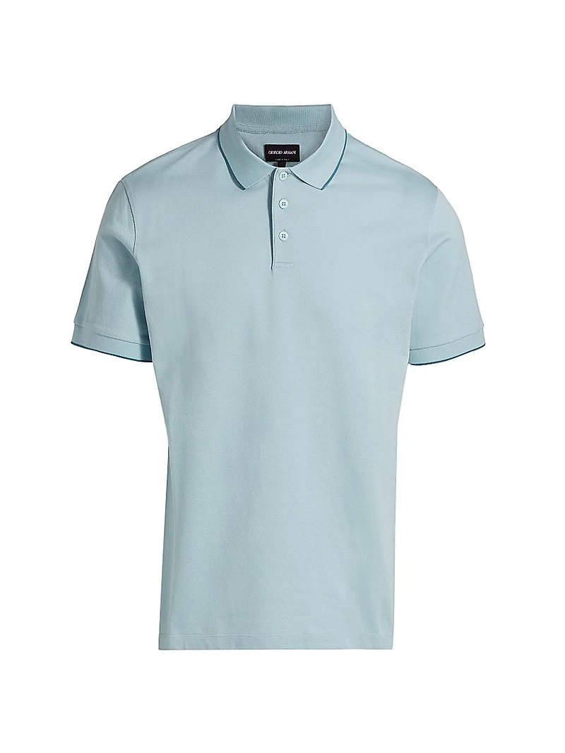 Tipped Jersey Polo Shirt