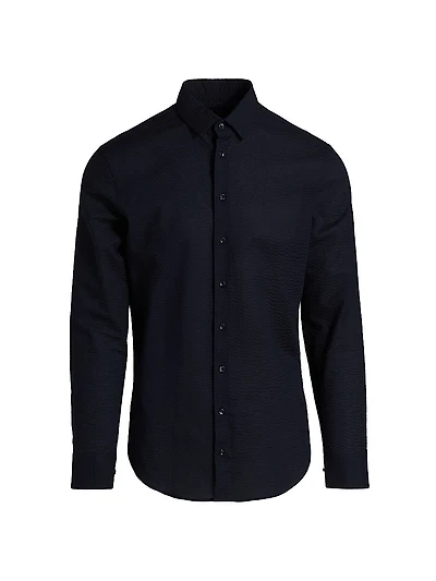Seersucker Cotton Shirt