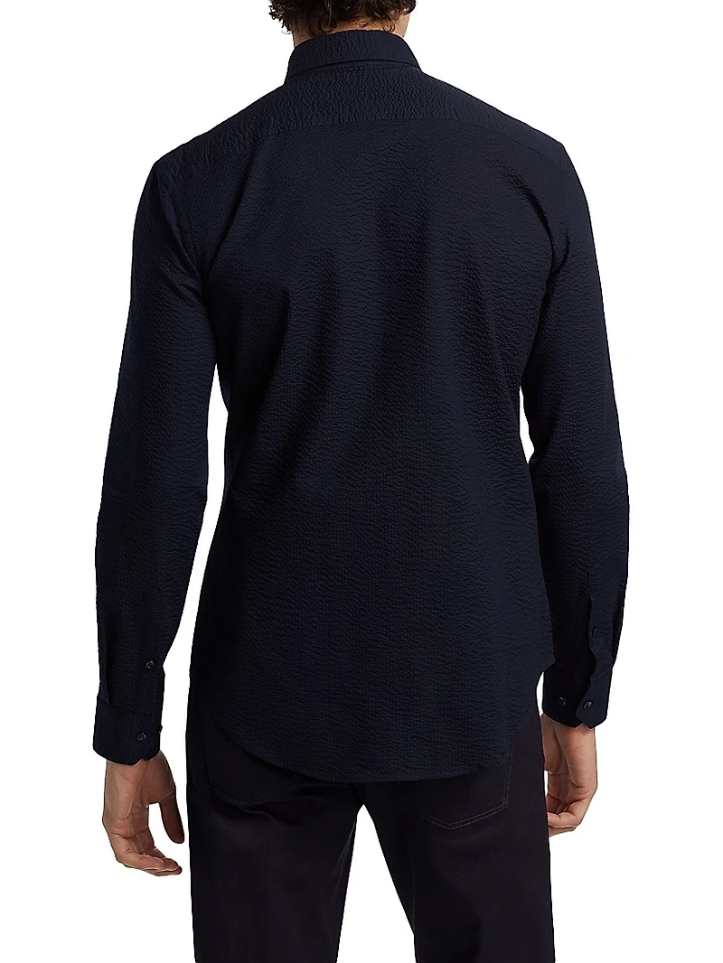 Seersucker Cotton Shirt