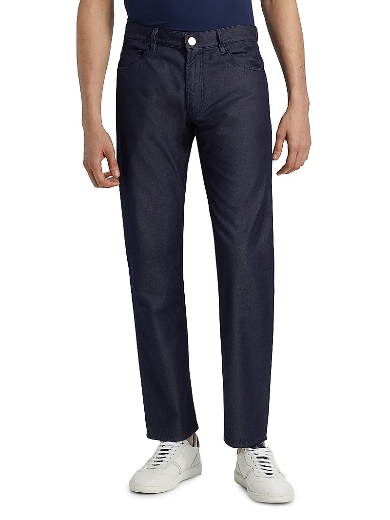 Lux Stretch Straight Jeans