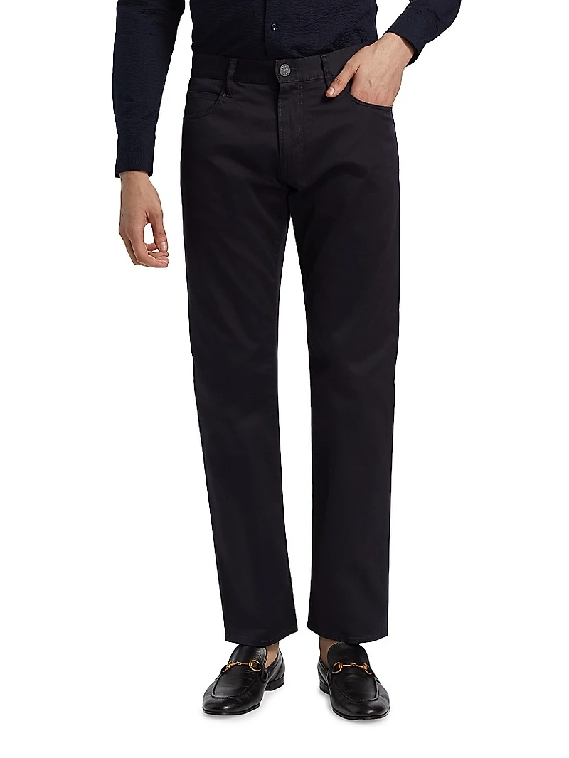 5-Pocket Straight Jeans