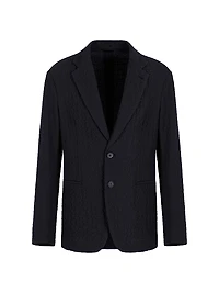 Exploded Seersucker Virgin Wool Sportcoat
