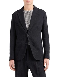 Exploded Seersucker Virgin Wool Sportcoat