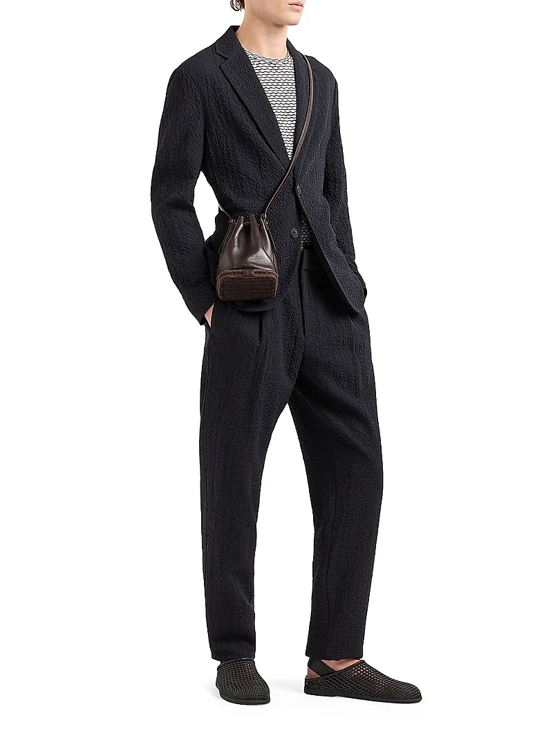 Exploded Seersucker Virgin Wool Sportcoat